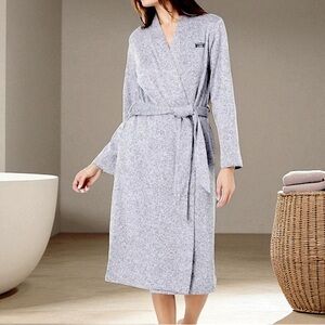 NWOT L.L. Bean Lightweight Sweater Fleece Wrap Robe